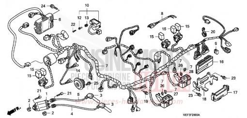 WIRE HARNESS (FJS400D8) FJS400D8 de 2008